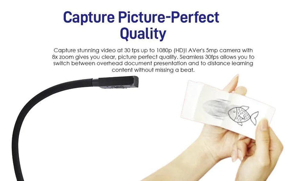 AVer Document Camera, USB Webcam for Remote Video Conferencing - Gifts for You 'n Me
