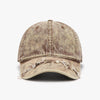 Fringe Adjustable Cotton Baseball Cap for Stylish Comfort - Tan / One Size