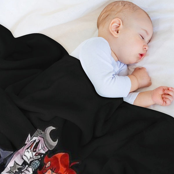 Friday Night Funkin Battle Rap Plush Throw Blanket