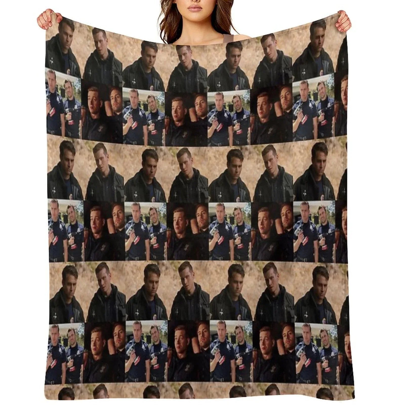 Buddie Collage Throw Blanket
