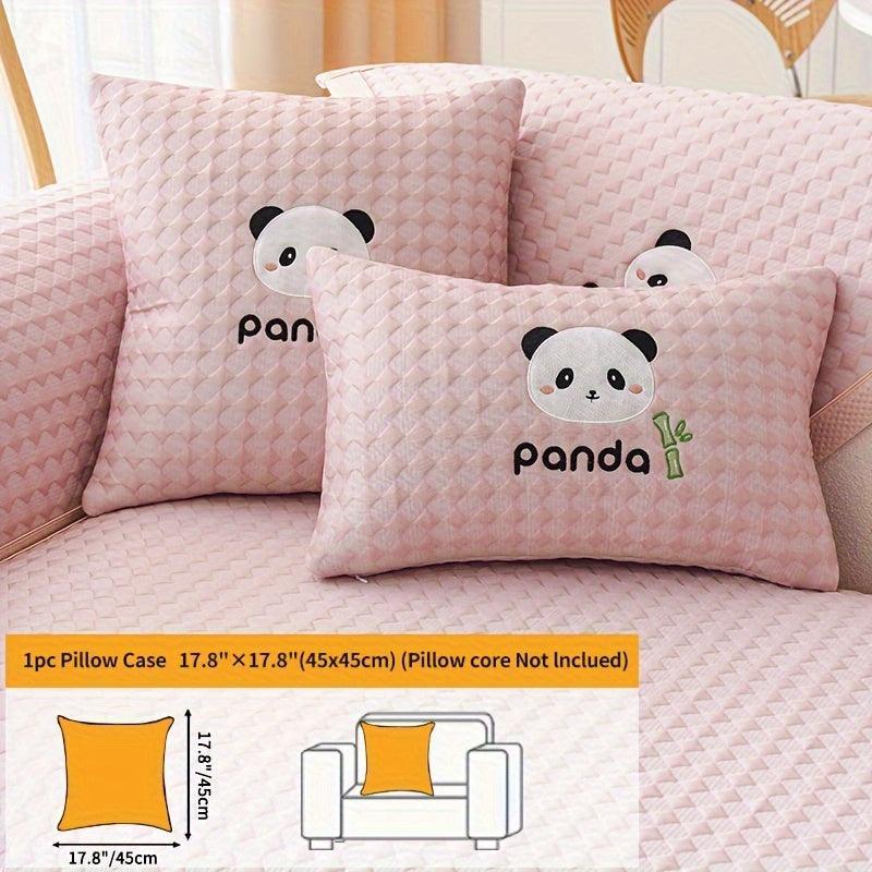 Waterproof Couch Cover, Non-Slip Panda Pattern Sofa Cover