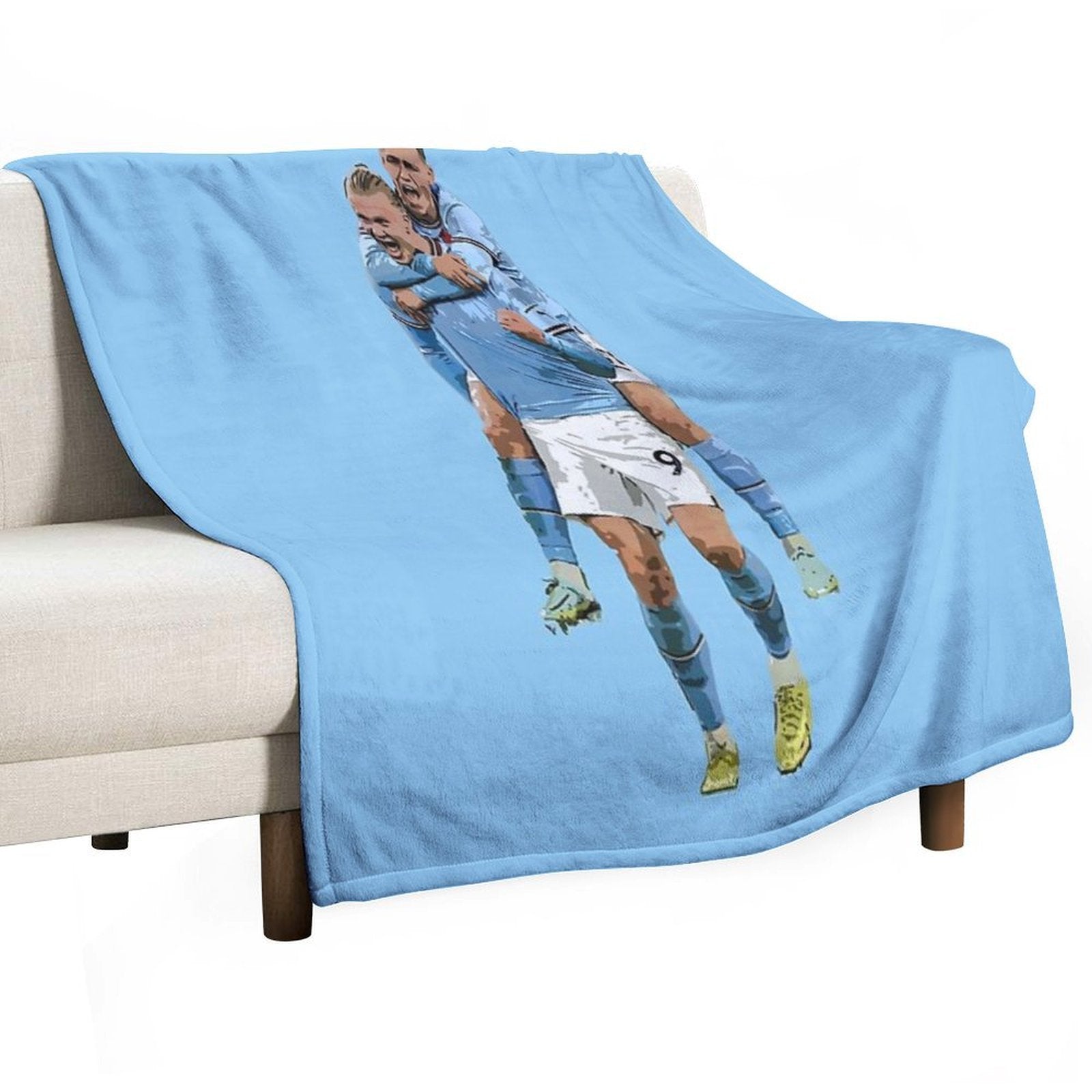 Halaand + Foden Quick-dry Throw Blanket