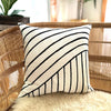Organic Lines White Sadza Pillow