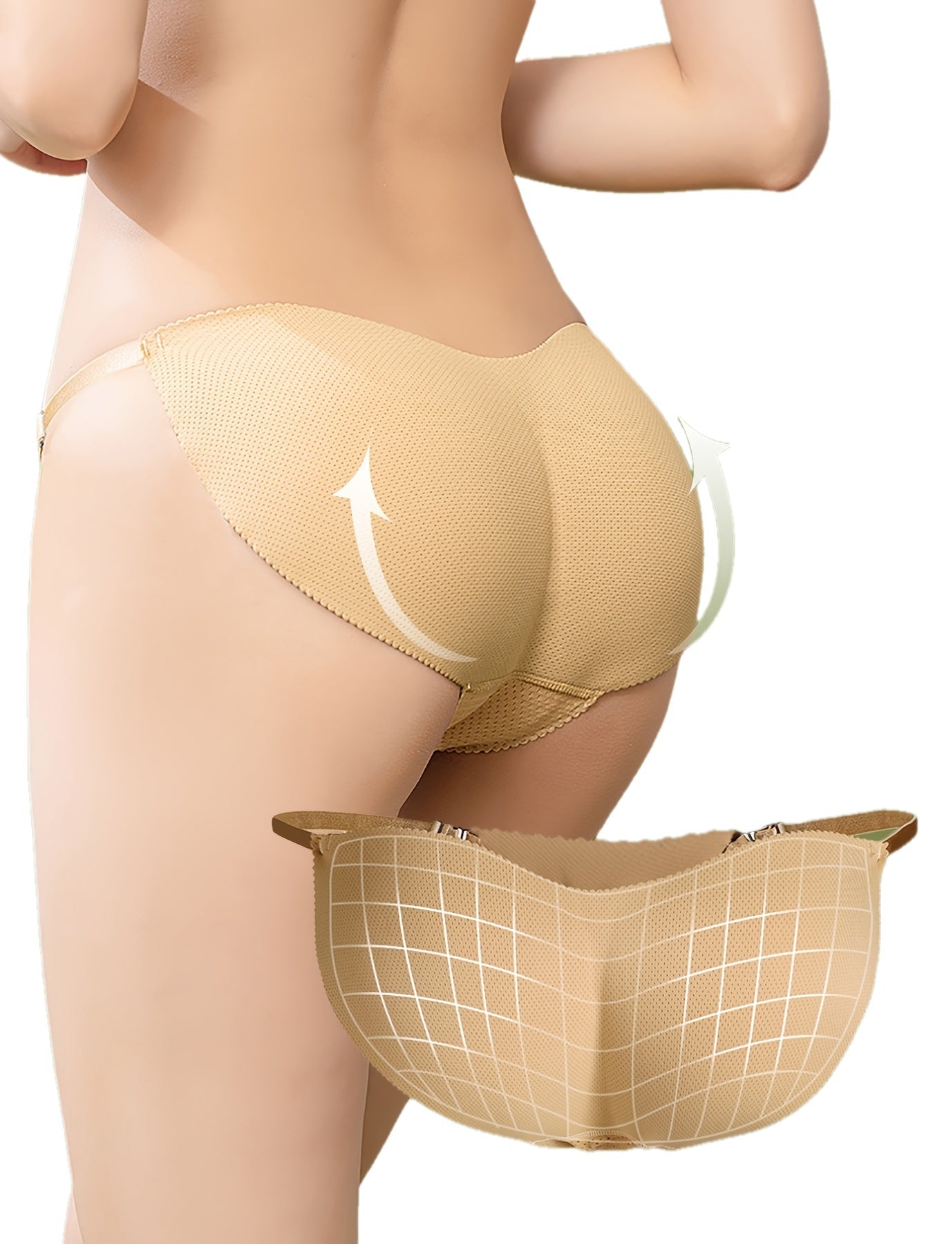 Invisible Boost Fake Butt Lifting Bikini Panties for Women – Ultra-Thin Breathable and Seamless Women's Lingerie for Natural Enhancement and All-Day Comfort