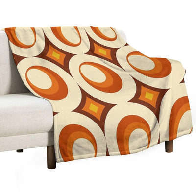 Mid-Century Modern 3 Crescent Eco-conscious Throw Blanket