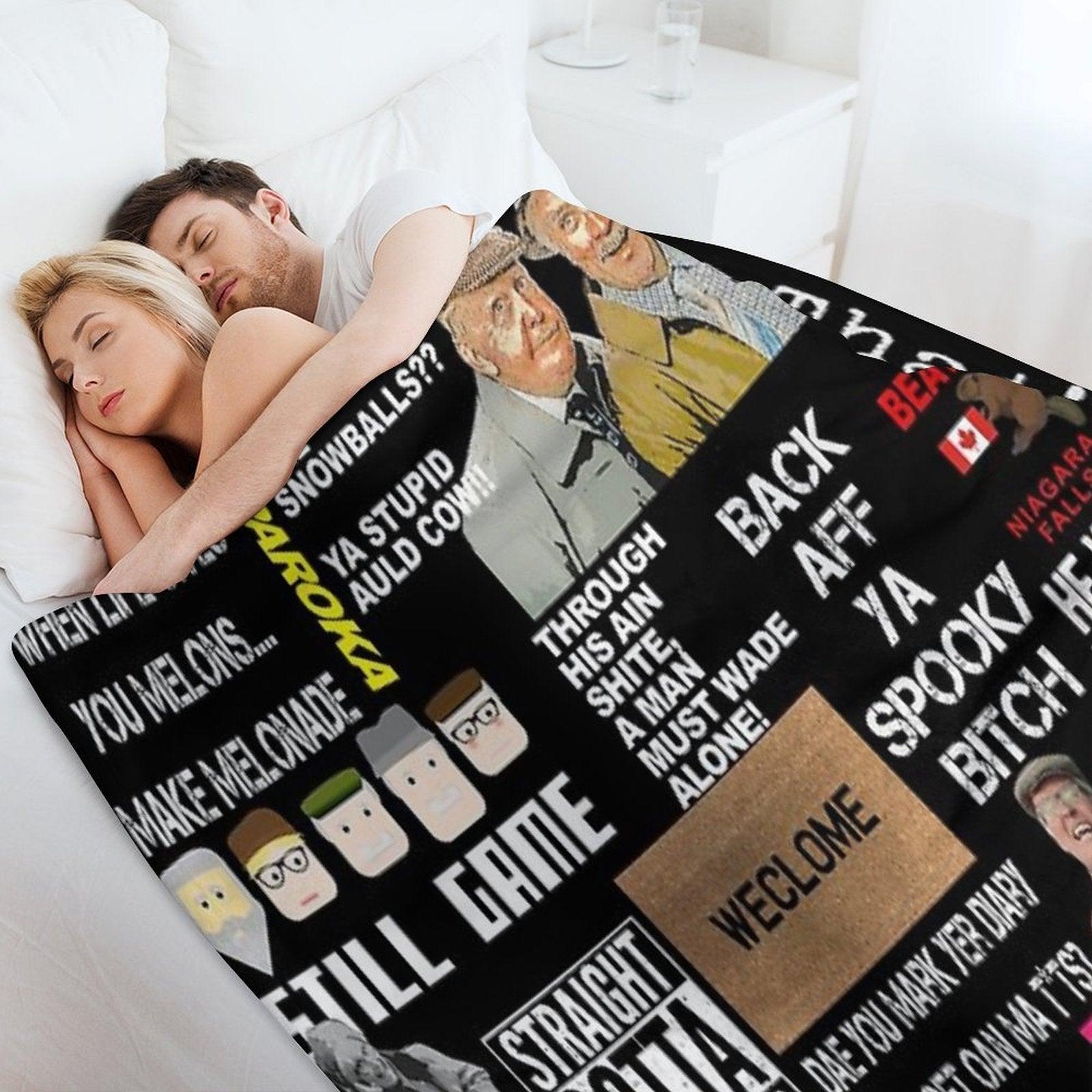 Still Game Scrap Book Throw Blanket