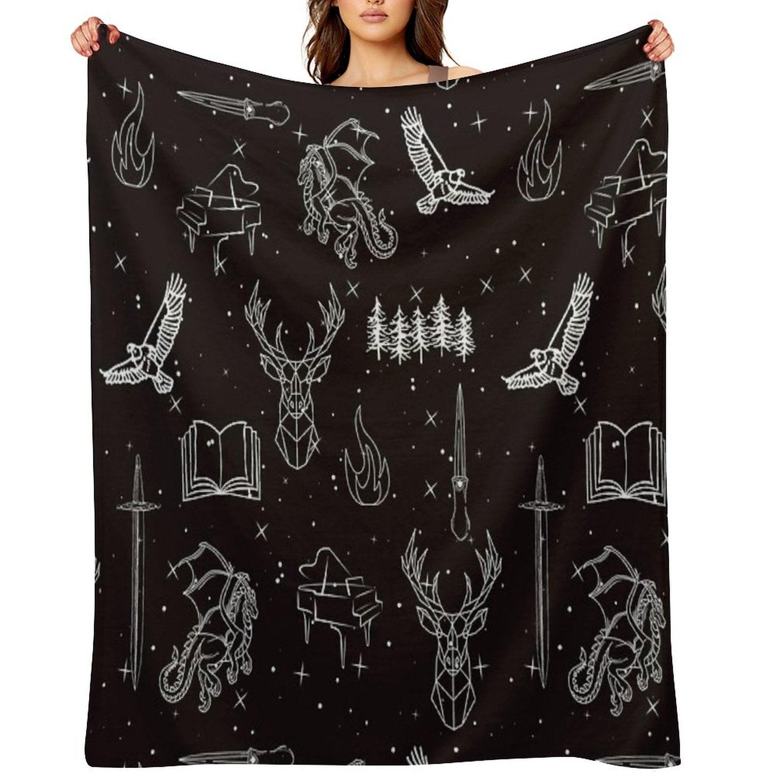 Throne of Glass Pattern Throw Blanket