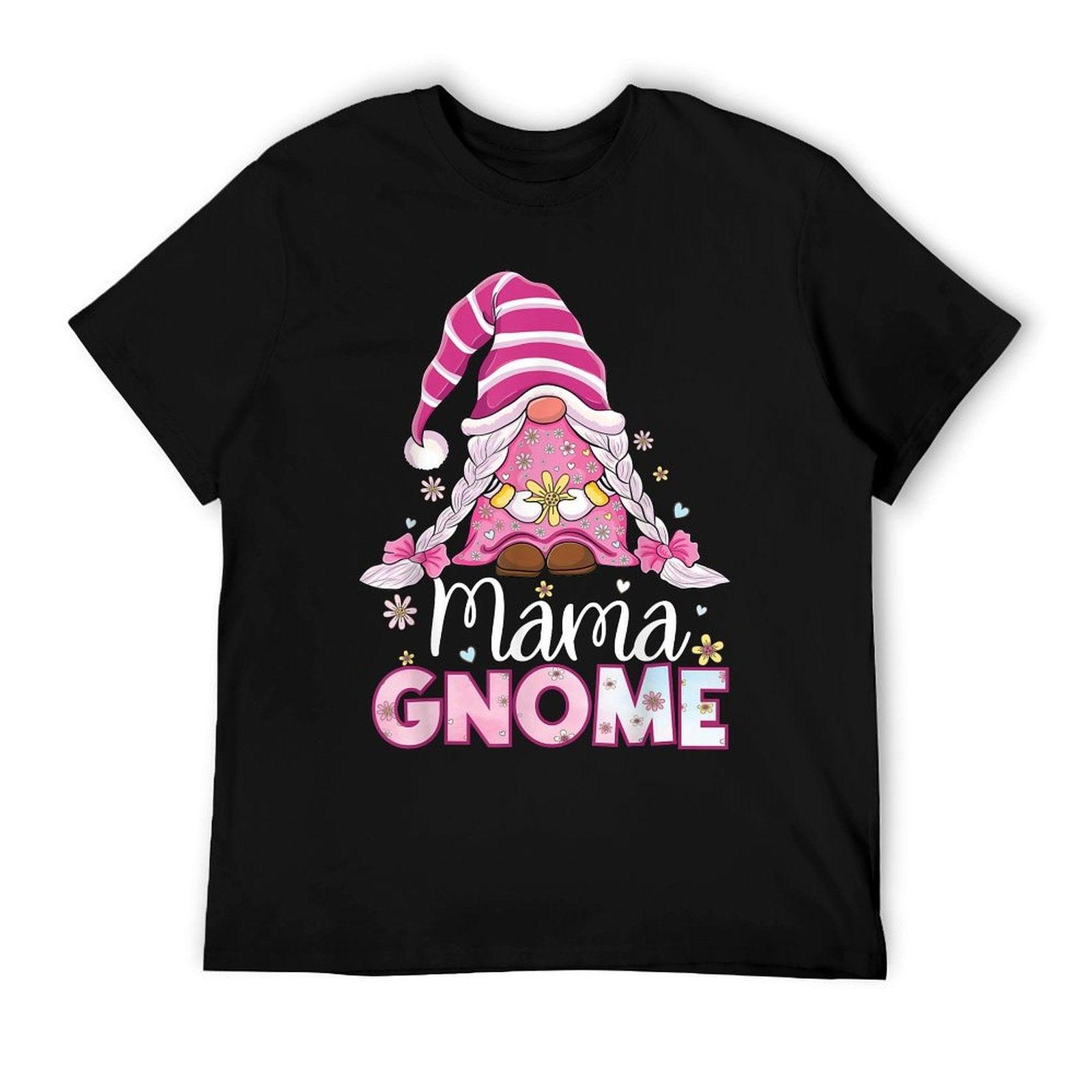 Flower For Mom Gnomies Cute Gnome Mom Happy Mother's Day T-Shirt