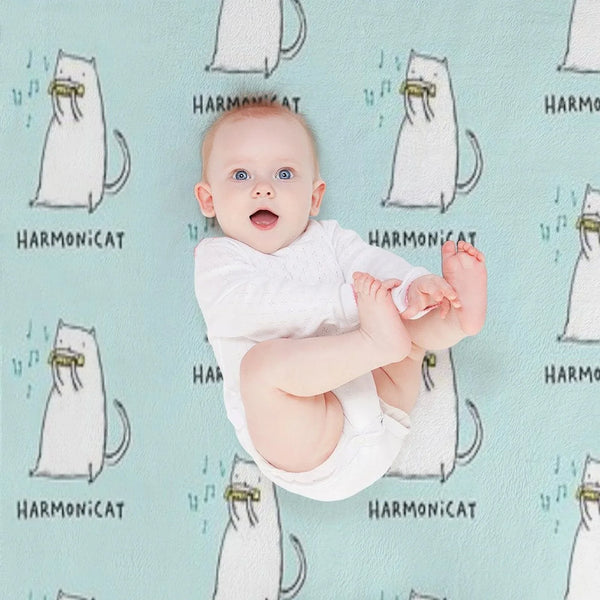 Harmonicat Throw Blanket