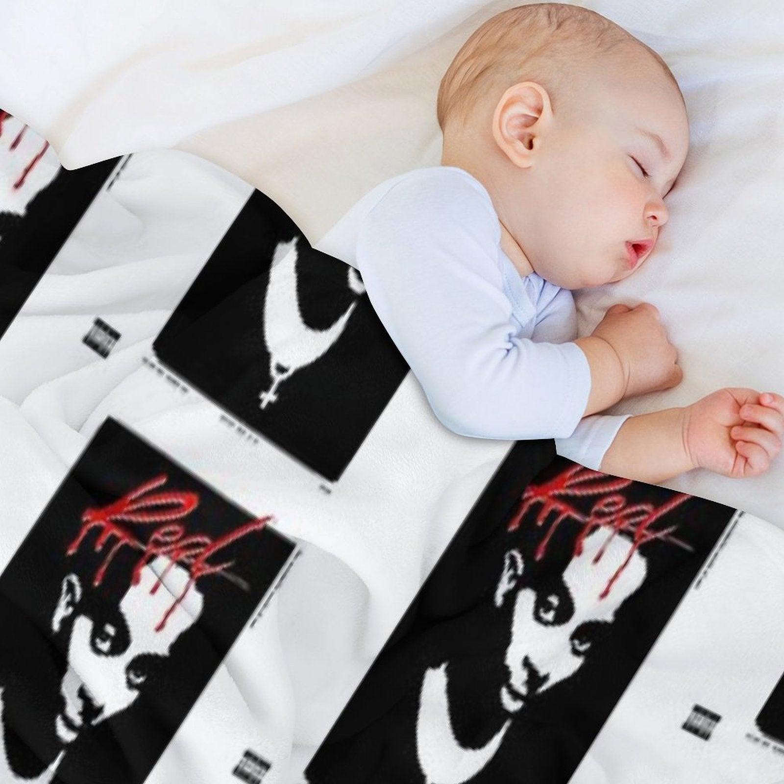 Playboi Carti Whole Lotta Red Album Cover Throw Blanket