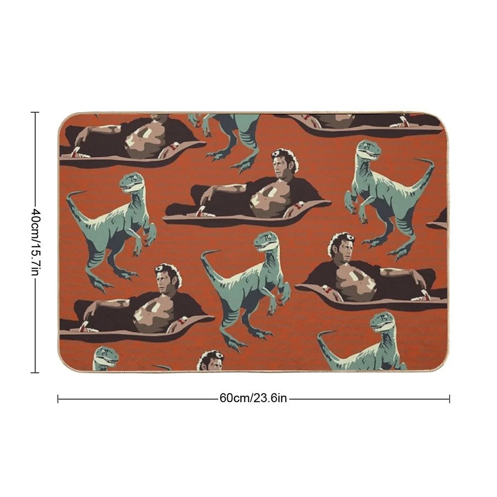Jurassic Geniuses Bath Mat