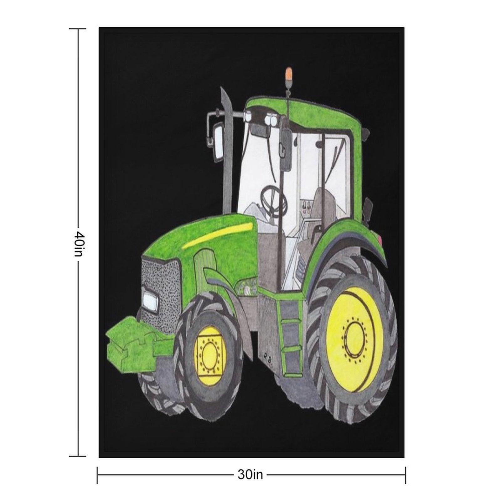 TRACTOR Throw Blanket