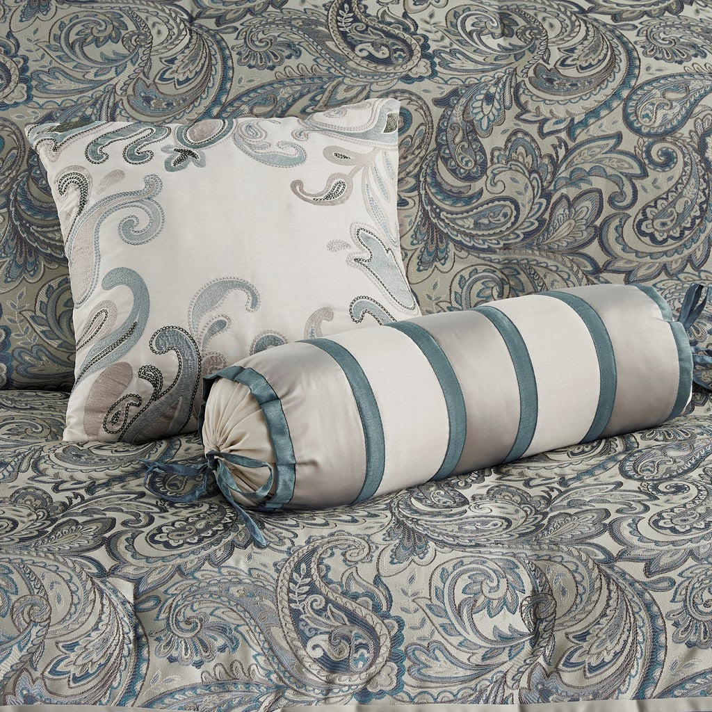 Aubrey 12 Piece Complete Bed Set  by Madison Park