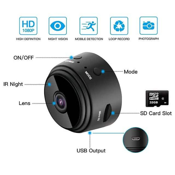 A9 IP Camera Full HD 1080P Mini Camera