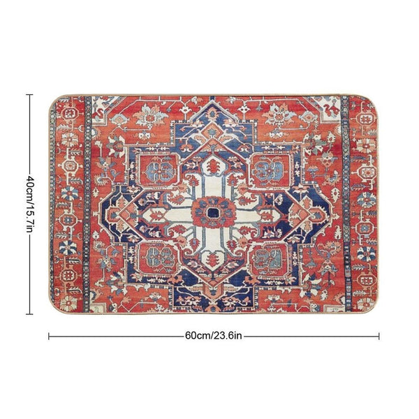 Heriz Azerbaijan Northwest Persian Rug Print Bath Mat