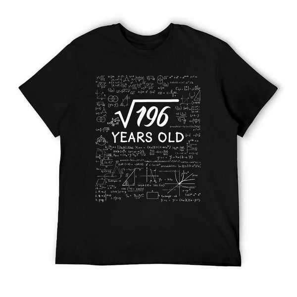 14 Birthday Boy Men Son Him Girl Funny Math 14th Birthday T-Shirt