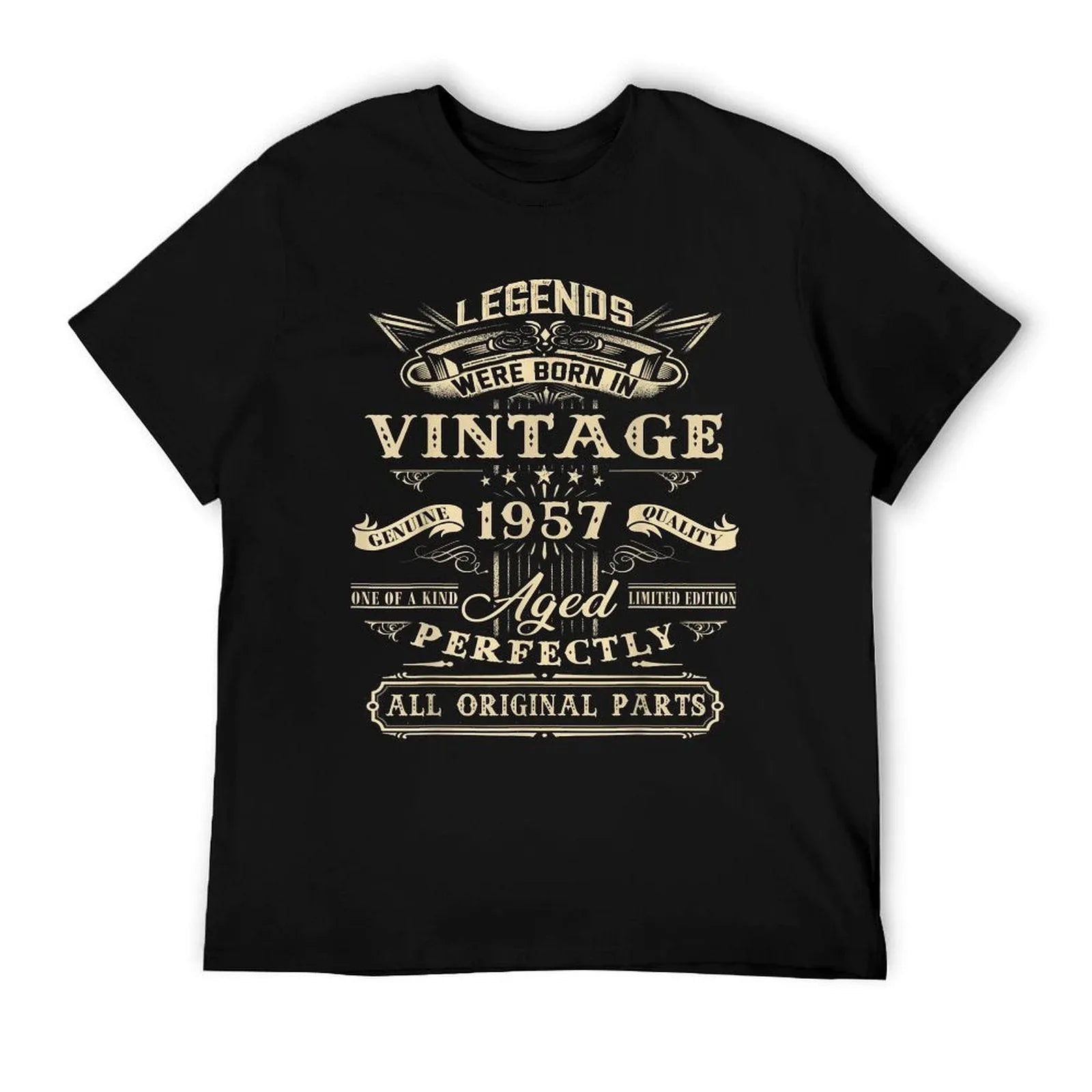 68th Birthday Gift For Legends Born 1957 68 Yrs Old Vintage T-Shirt