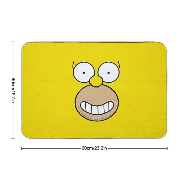 Homer Background 2 Bath Mat