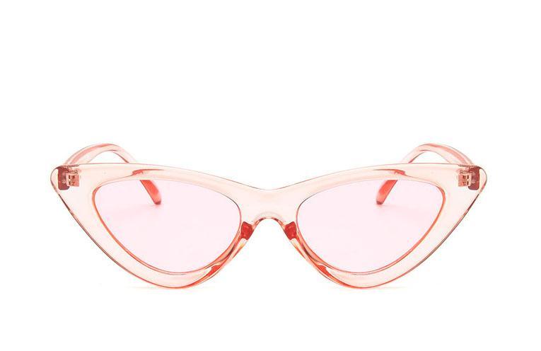 Luxury Modern Cat Eye  Fashion Retro Classic Lady and Woman Sunglasses With Triange Frame  With UV 400 Protection