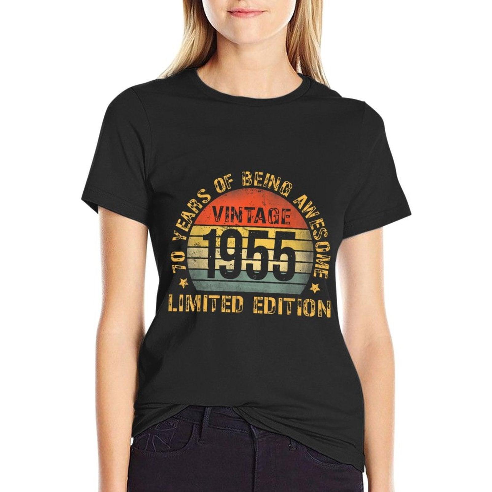 70 Year Birthday Decorations Men Gag 70yr 1955 70th Birthday T-Shirt