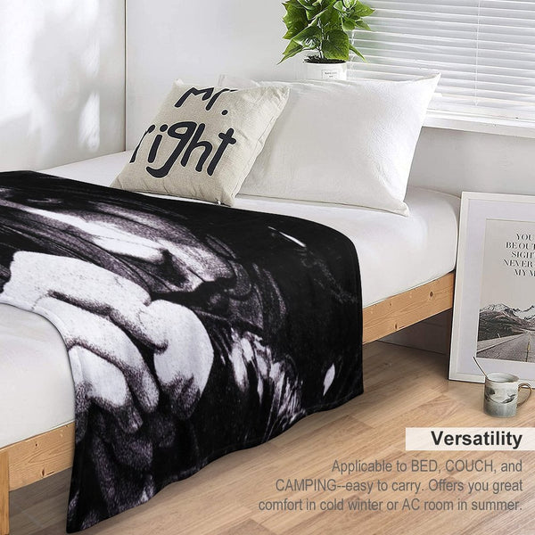 Eric Draven Crow Wrinkle-free Throw Blanket
