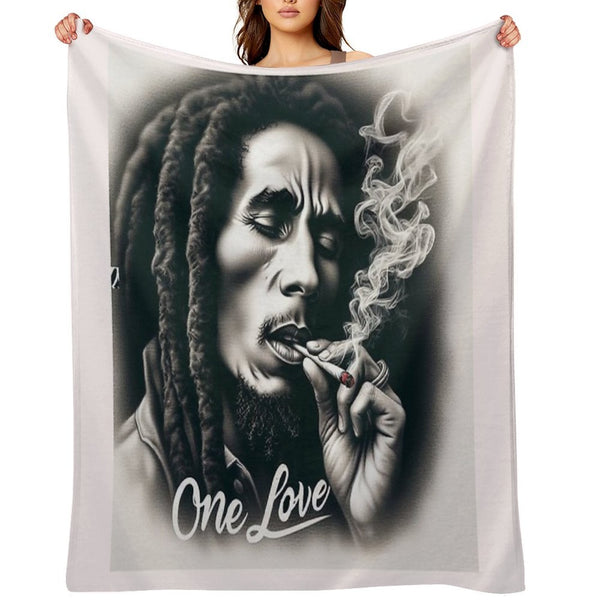 BOB MARLEY Easy Care Throw Blanket