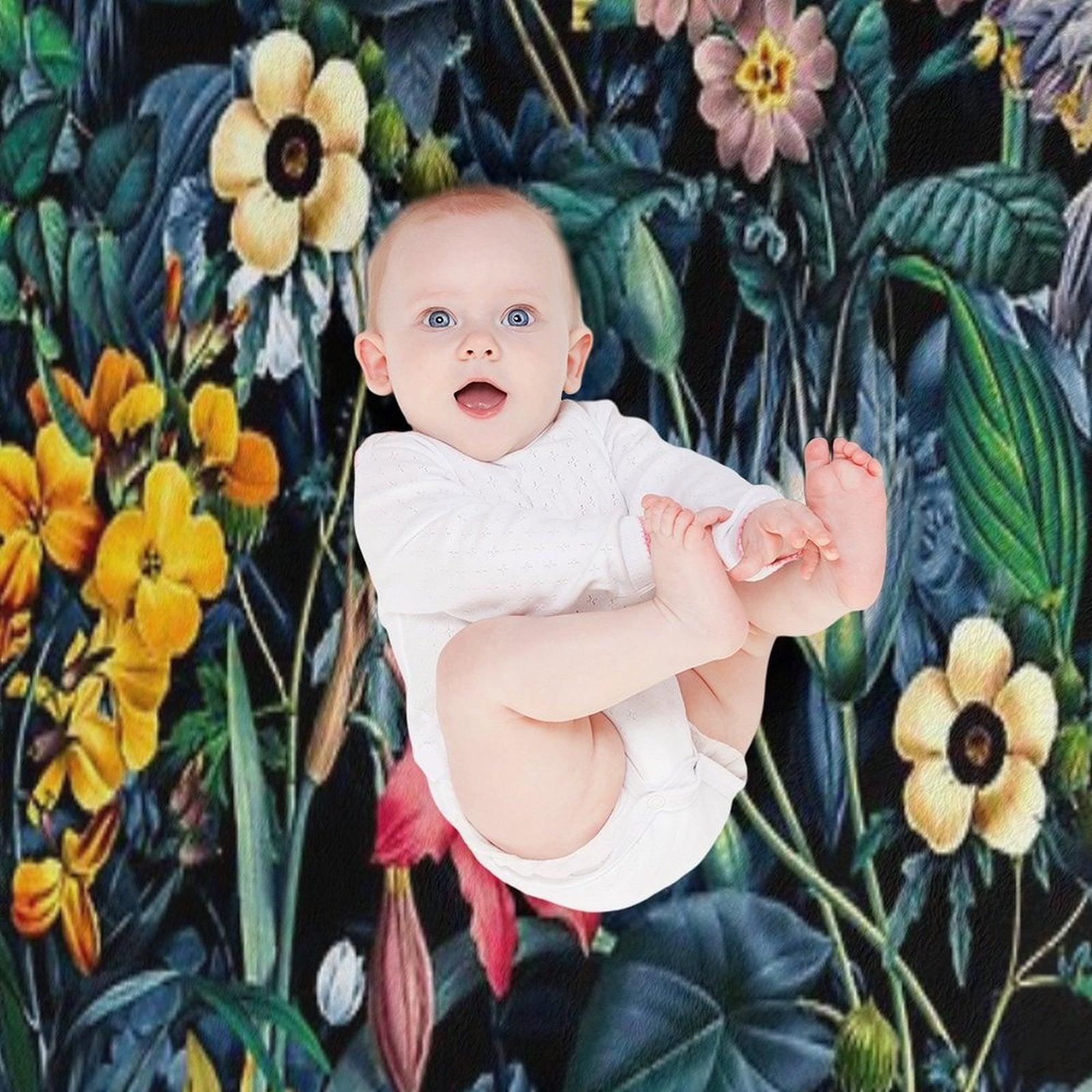 Exotic Garden Throw Blanket