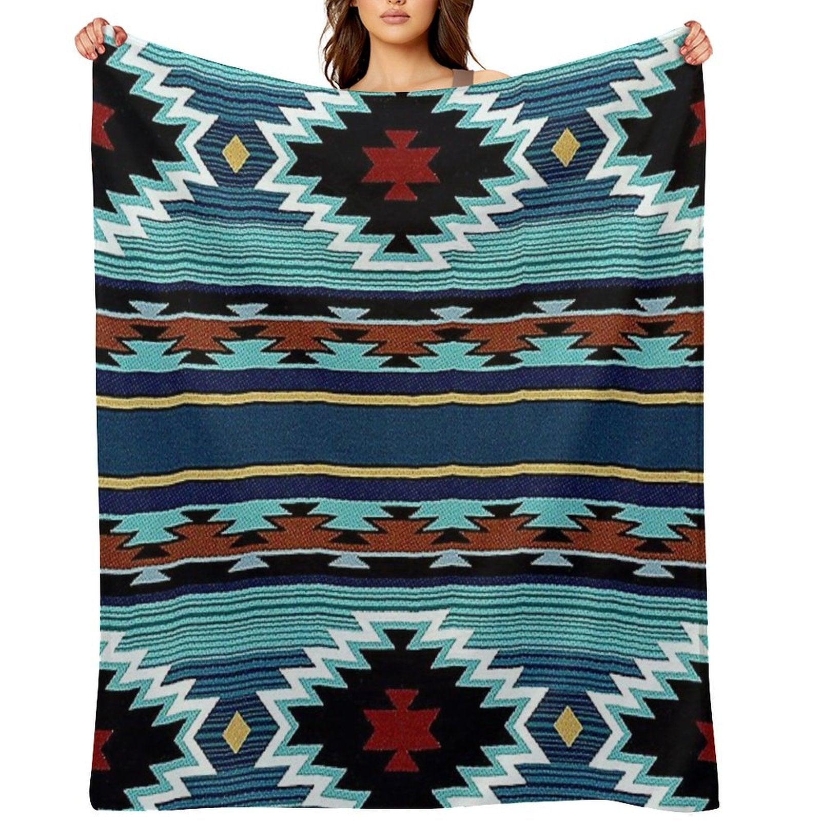 Navajo Blanket, Southwestern Art Design, Native American Blanket, Native American Art, Indian Art, Indian Blanket, Woven Blanket Throw Blanket