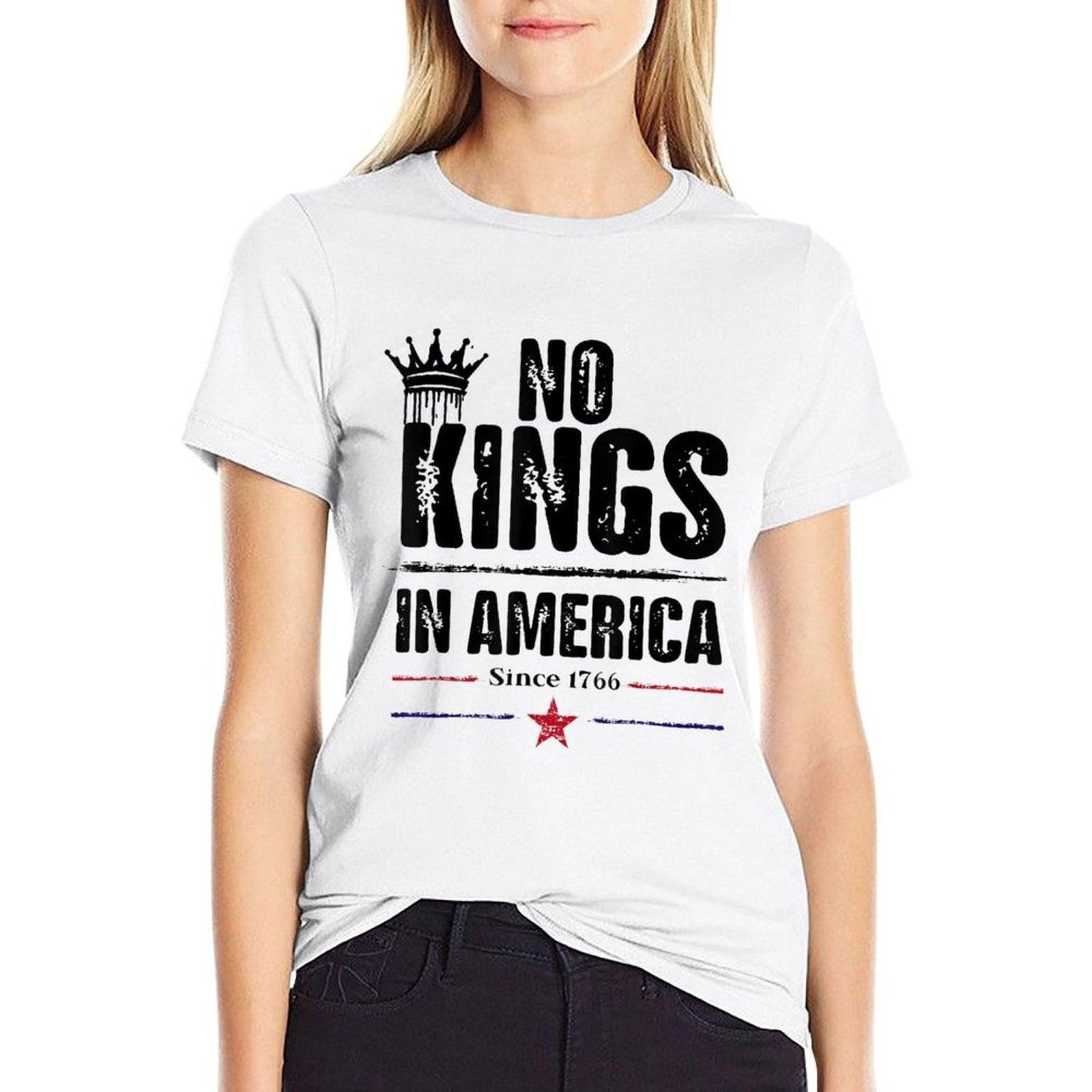 No Kings In America Since 1776  Slim-fit Cut T-Shirt