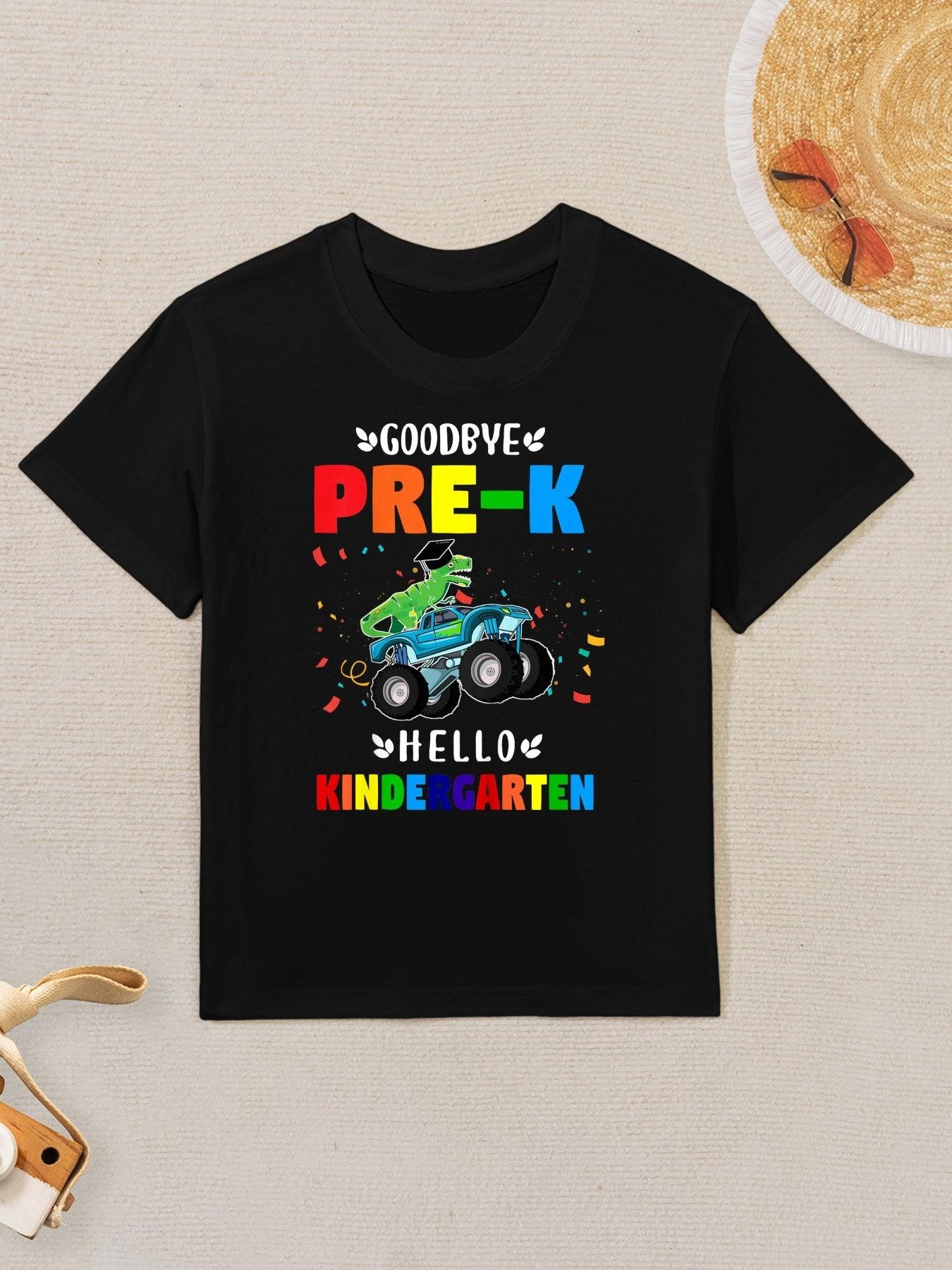 Goodbye Pre-K Hello Kindergarten Graduation Kids T-Shirt