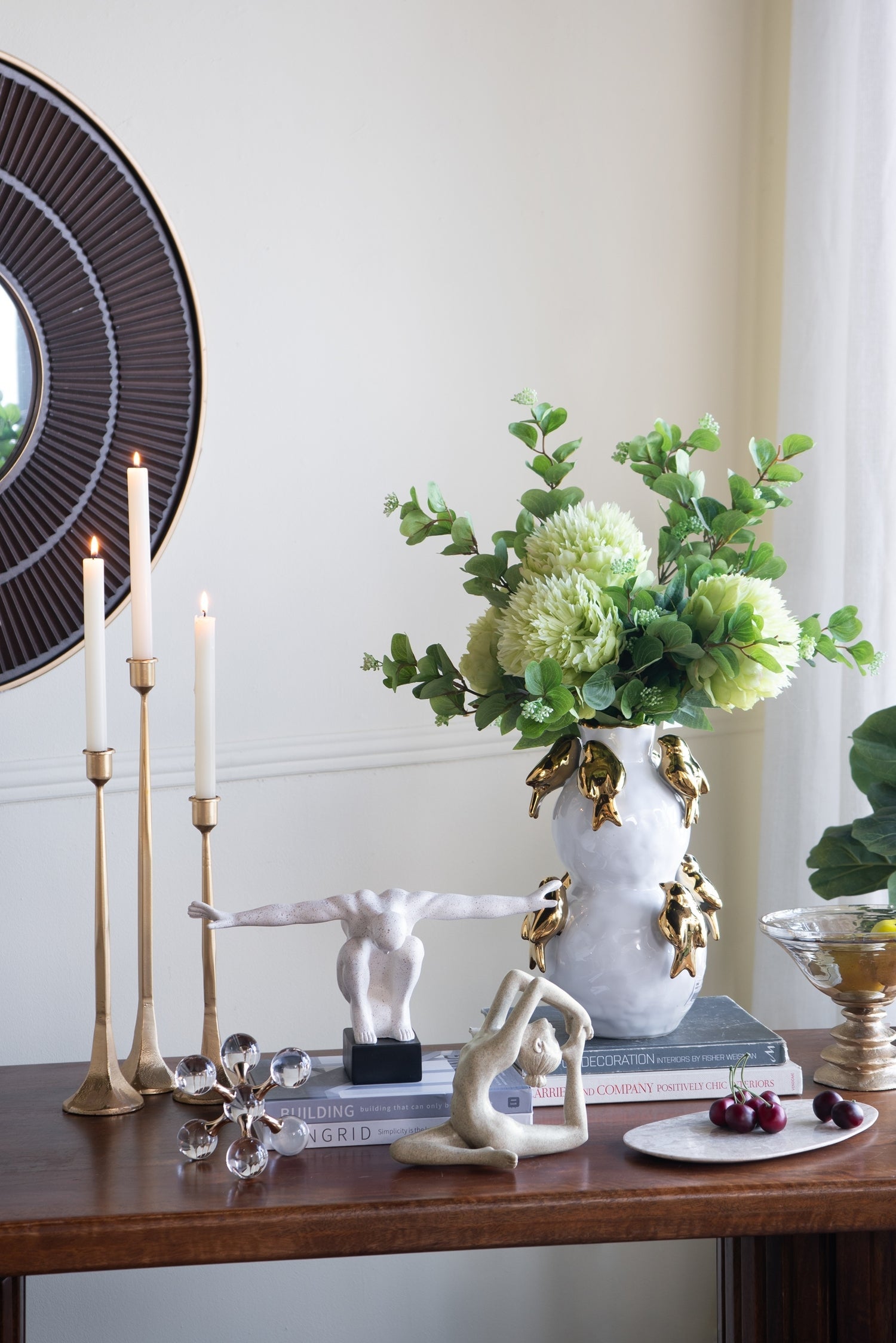 Yoga Figurine Sculptures for Home Decor — Meditative Statue Collection, Indoor Accents