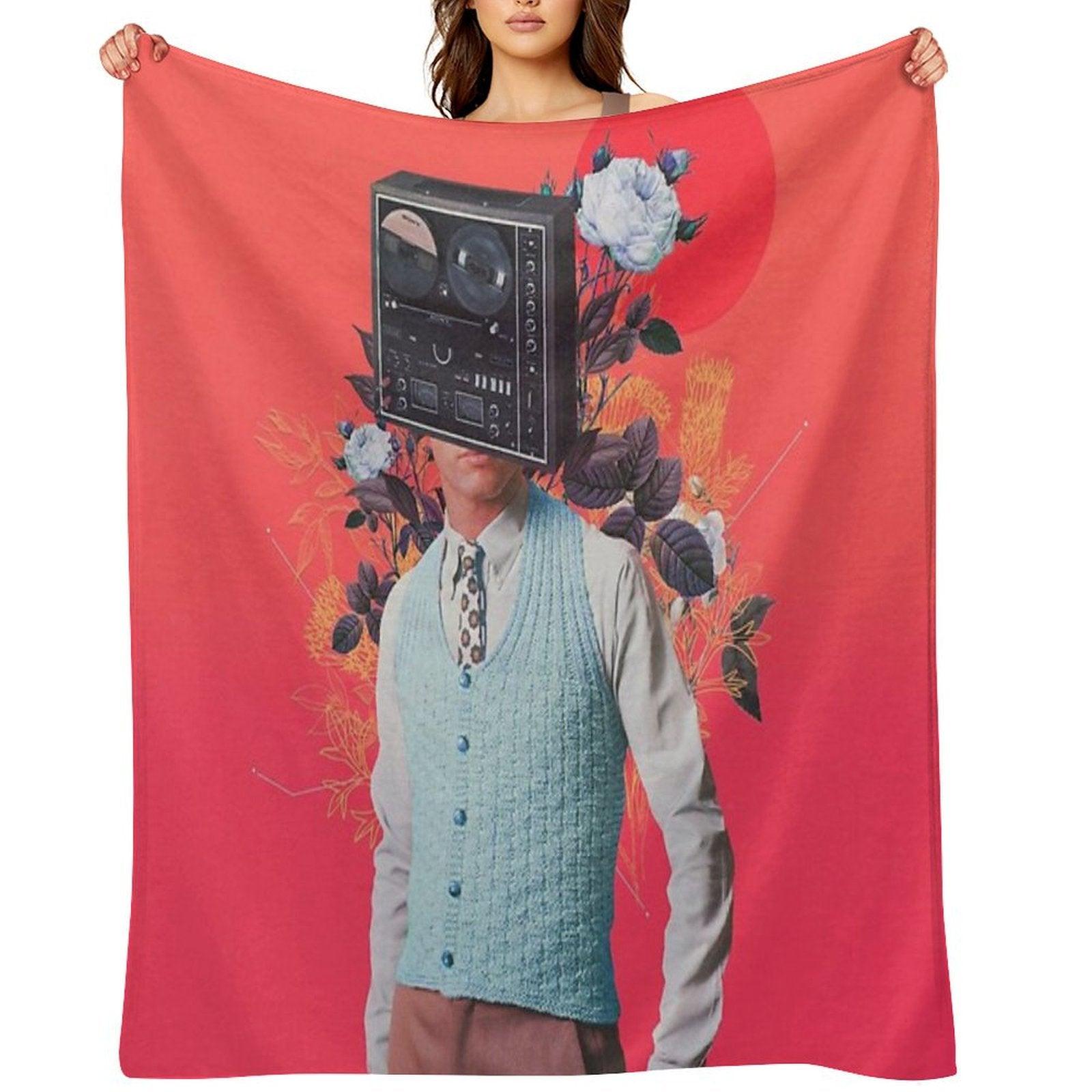 Phonohead Throw Blanket