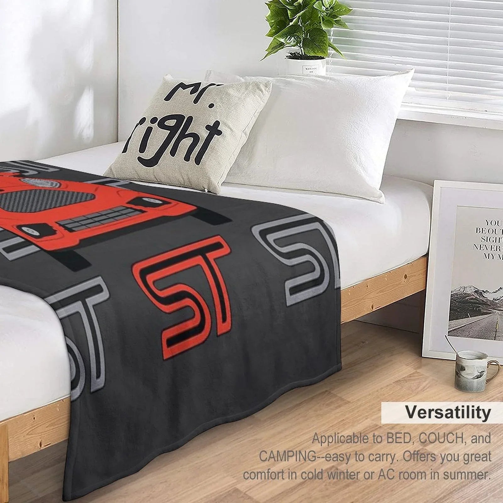 Fiesta ST Throw Blanket
