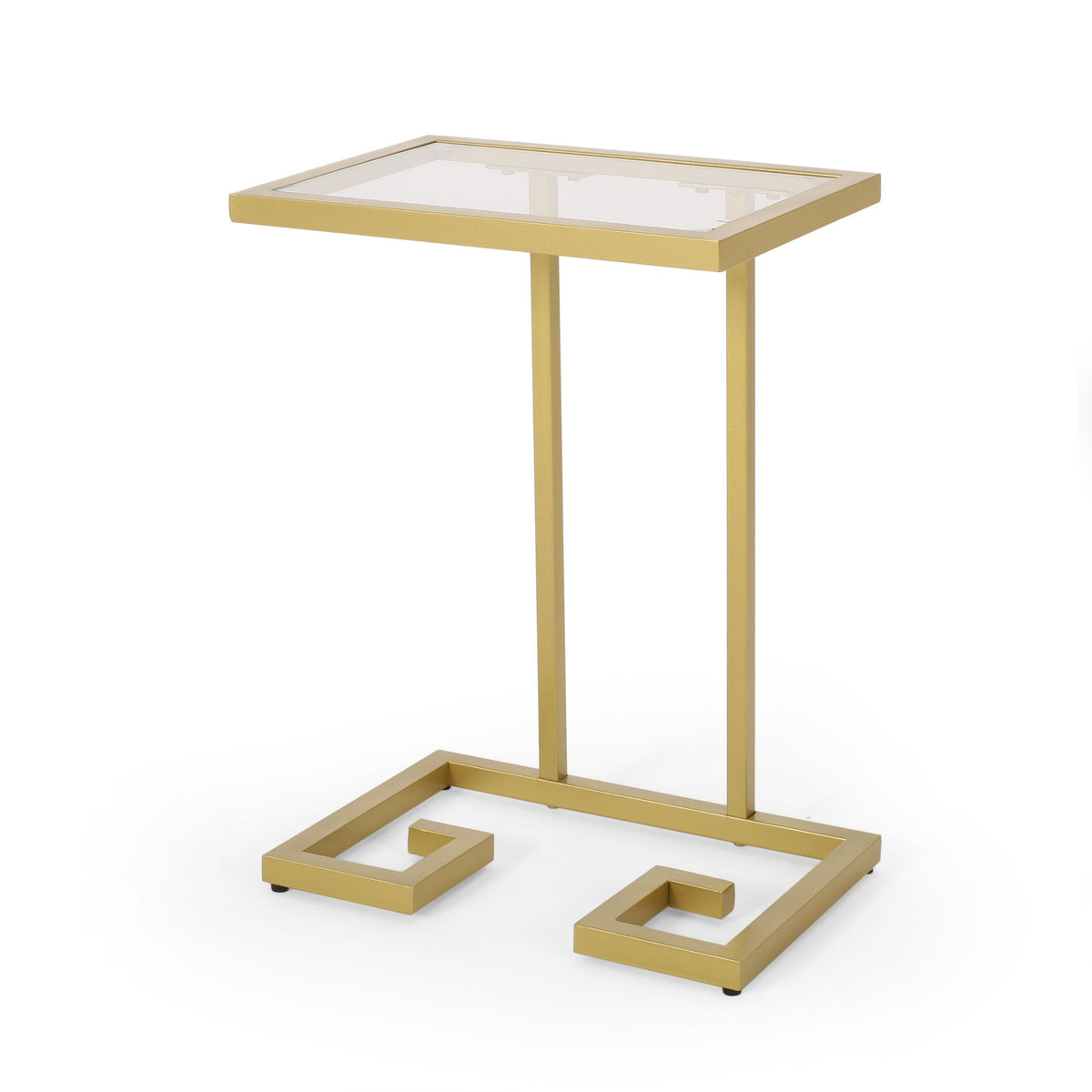 Modern C-Shaped End Table