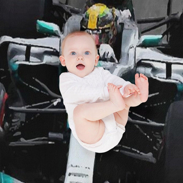 Lewis Hamilton 44 - F1 2024 Throw Blanket