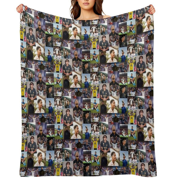 Jude Bellingham Collage Comfort Throw Blanket