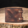 Eagle's Crest Wallet - Brown Full Grain Leather Wallet