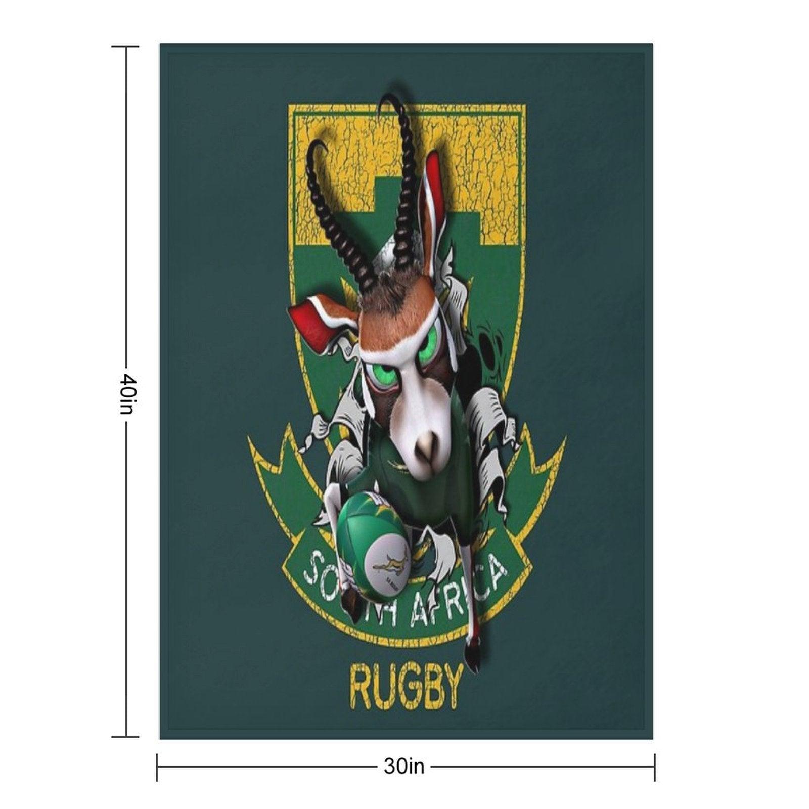 Springbok Vs Protea Throw Blanket