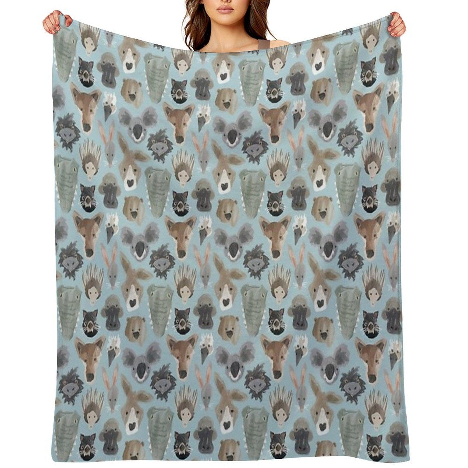 Dusky Outback Throw Blanket