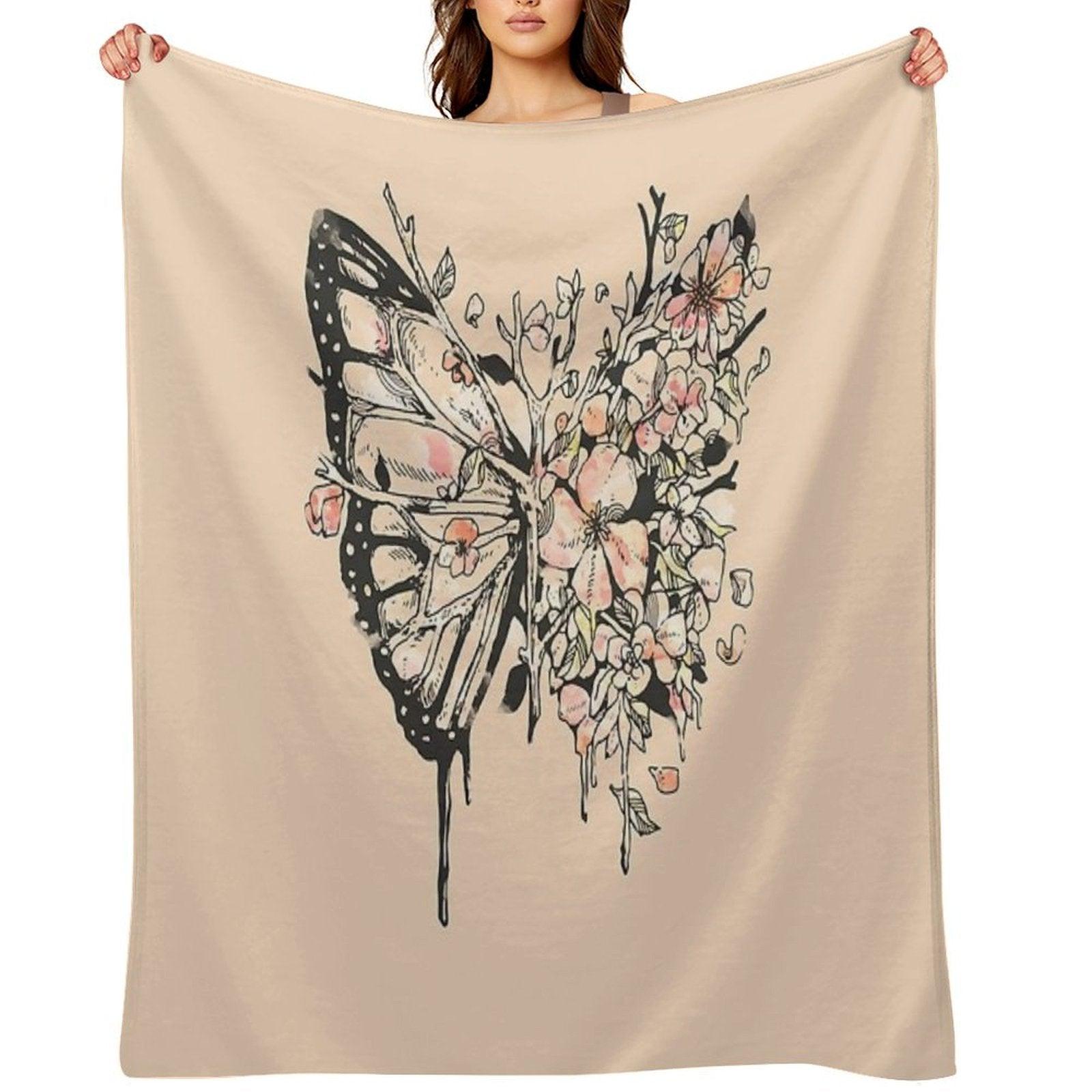 Metamorphora Throw Blanket
