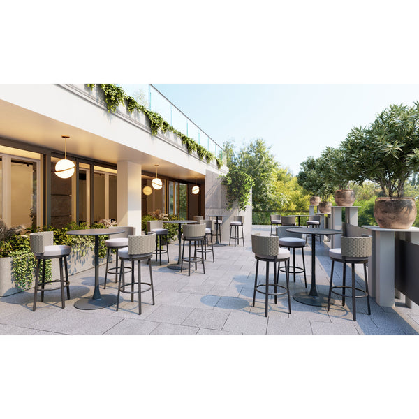 Midnight Wave Barstool White