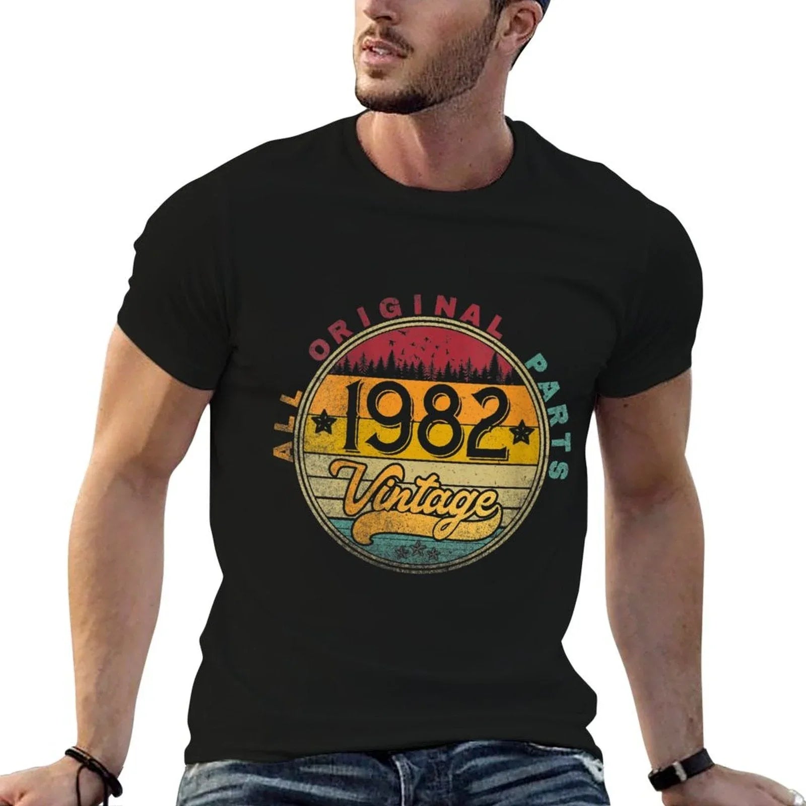 Womens 1982 40th Birthday Gift 40 Years Old Vintage Retro  Versatile T-Shirt
