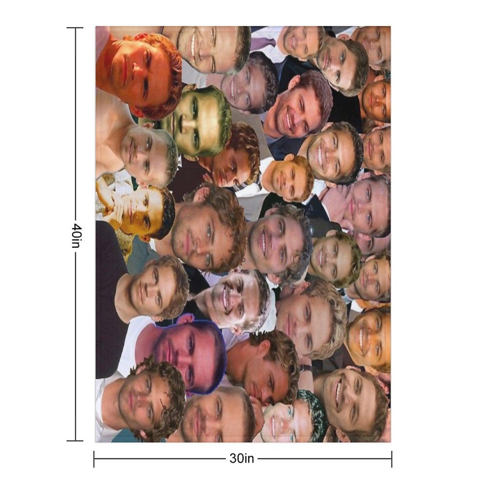 Paul Walker Photo Collage Throw Blanket