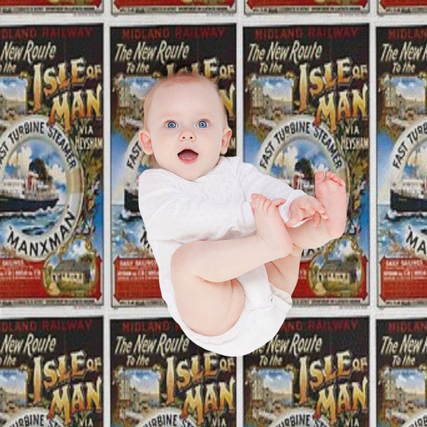 Isle of Man Gift-ready Throw Blanket