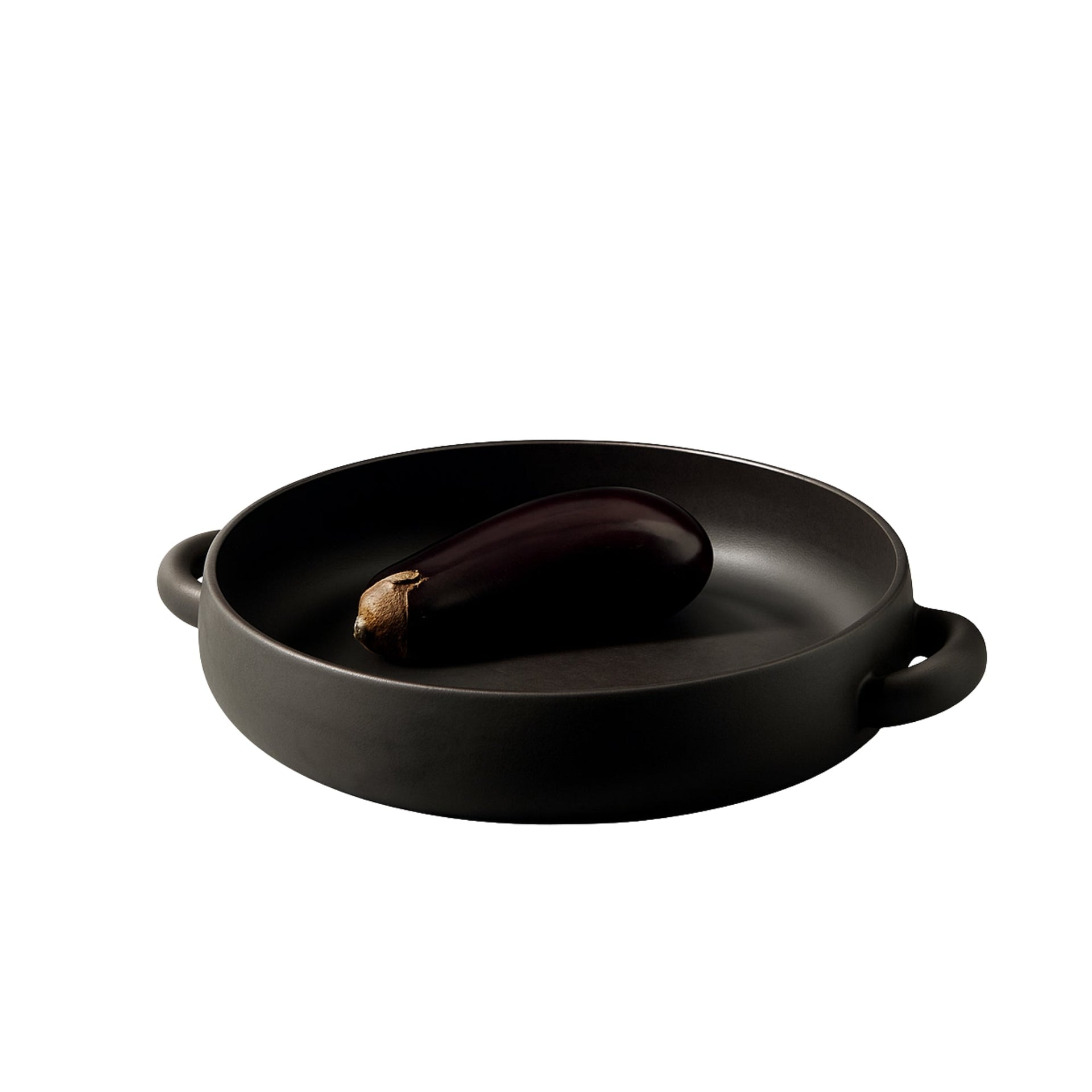 Stoneware Serving Plate With Handles 13.4