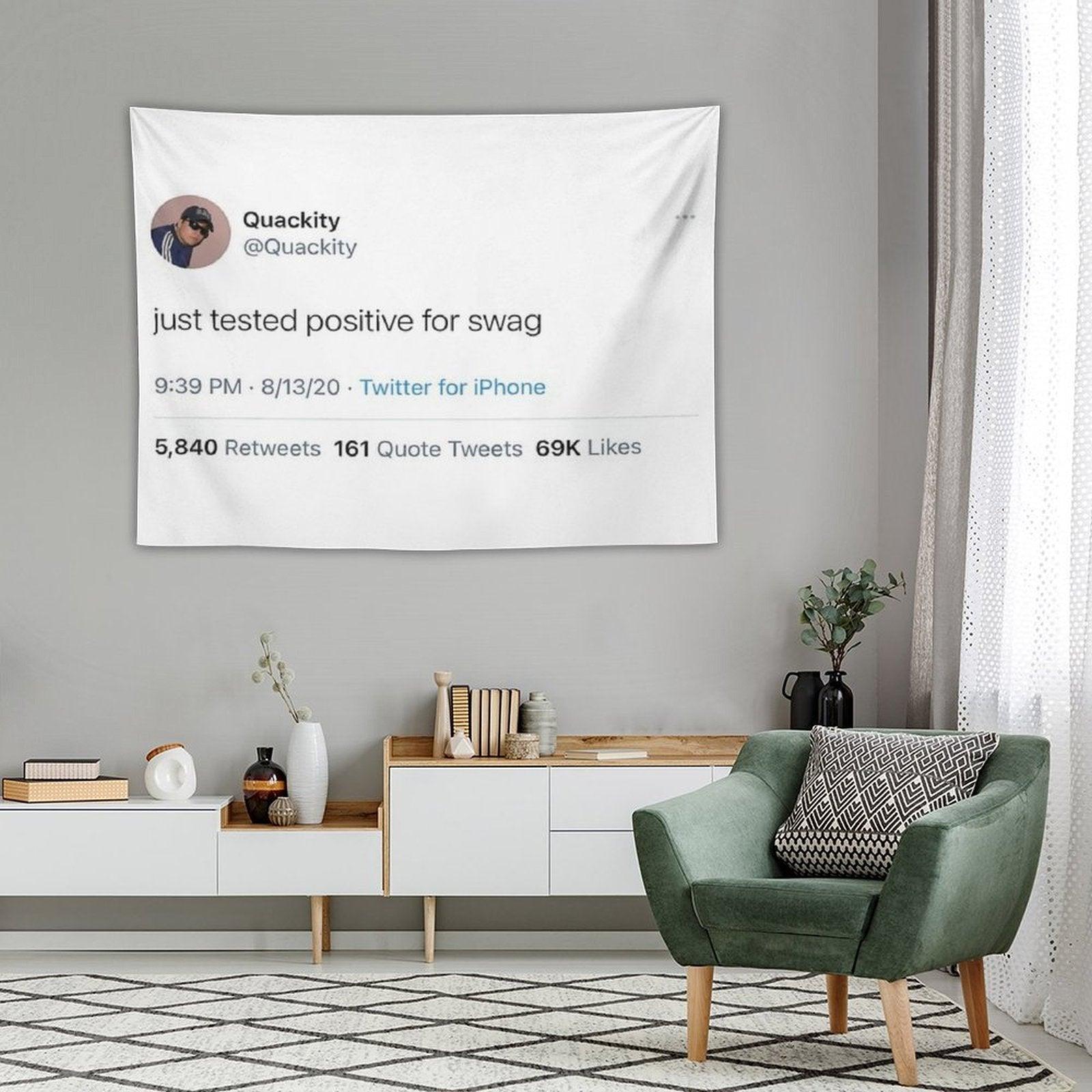 Quackity Tweet Tapestry