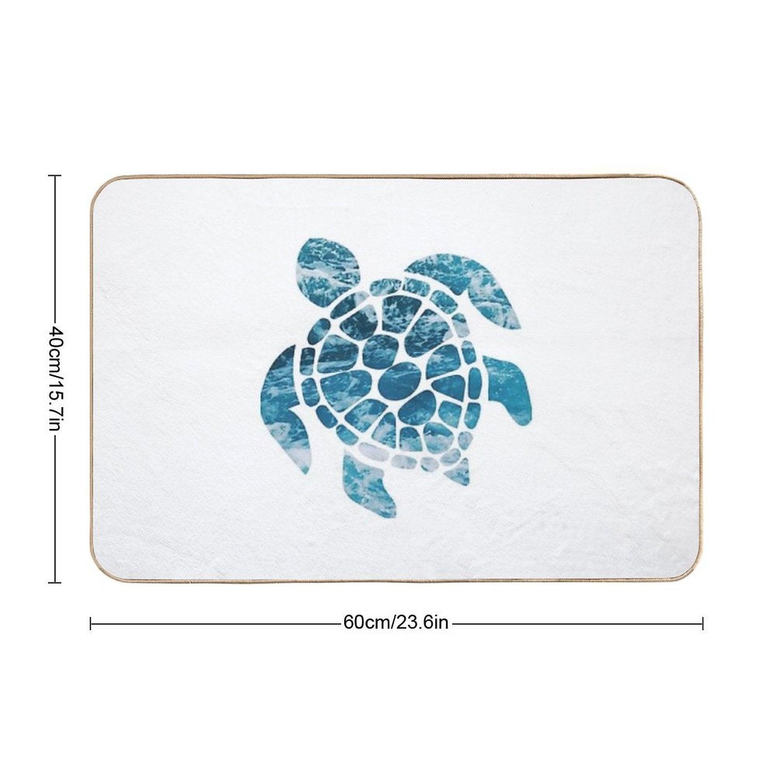 Ocean Sea Turtle Bath Mat