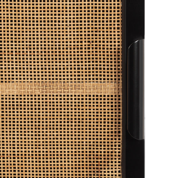 Ori Rattan Wall Cabinet with Cubby