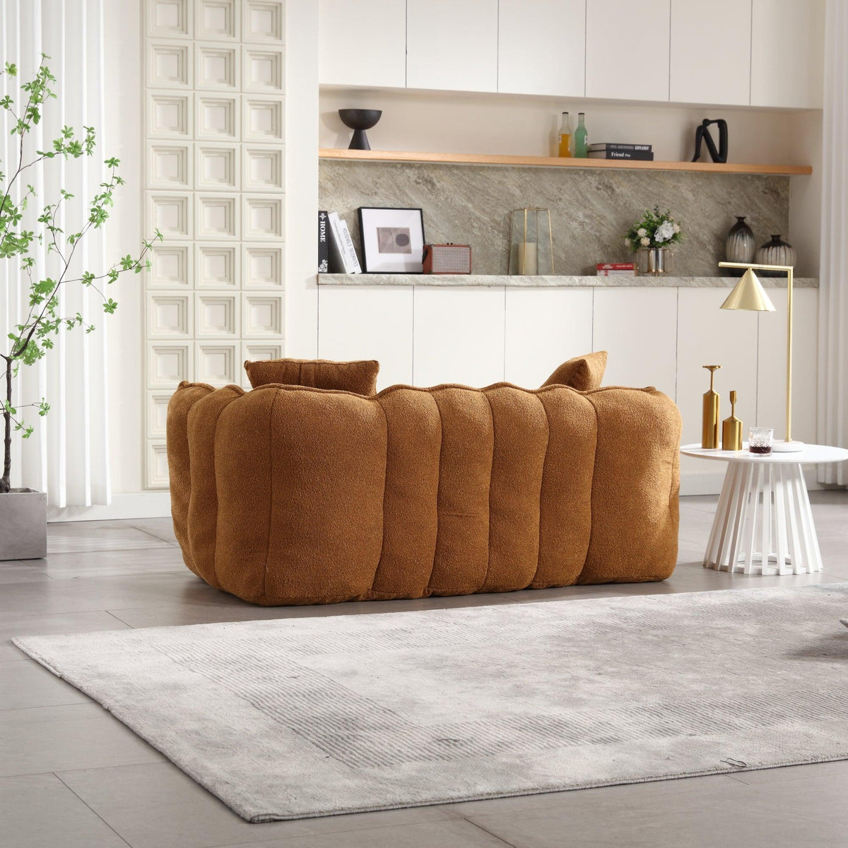 Cozy Beanbag Chair with High Resilience Foam Core