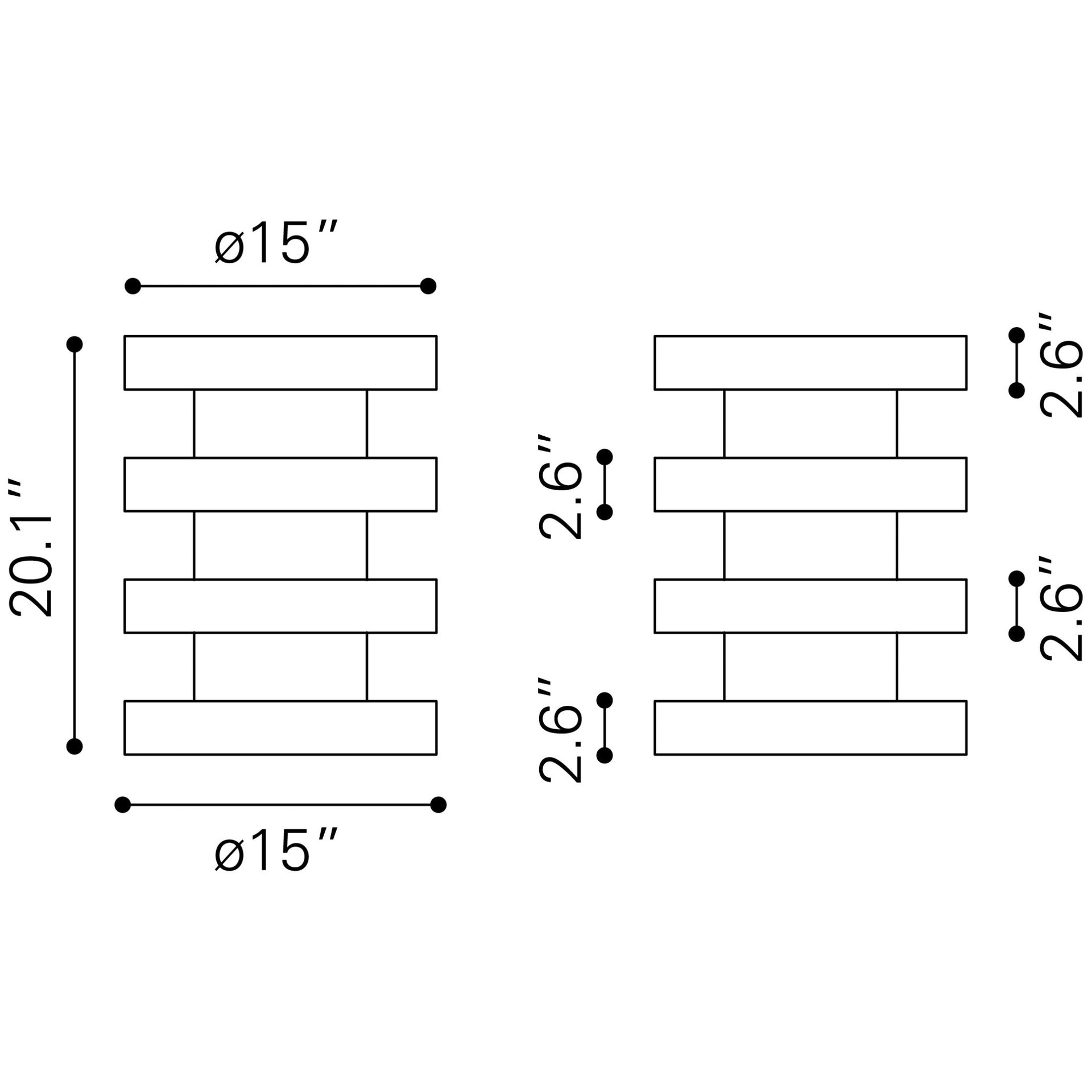 Marigot Side Table Walnut